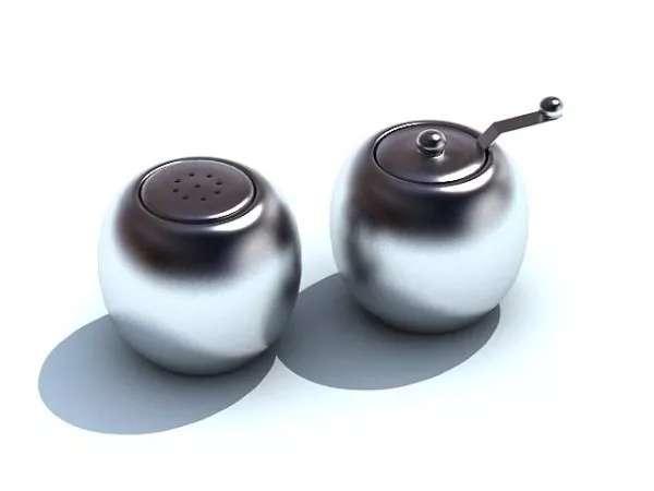 Blue Porcelain Jar 3d model