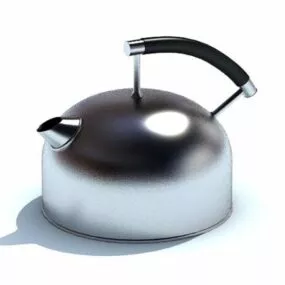 Stainless Steel Kitchen Kettle 3d model
