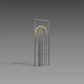 Home Steel Window Guards 3d model