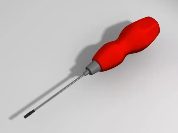 Hand Tools Standard Screwdriver 3d model Hand Tools Standard Screwdriver 3d model