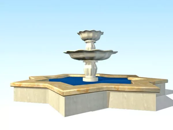Star Geometric Shape Decoration 3d model