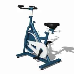Stationary Bike Gym Equipment 3d model