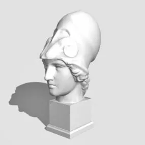 Ancient Greek Statue Of Athena 3d model
