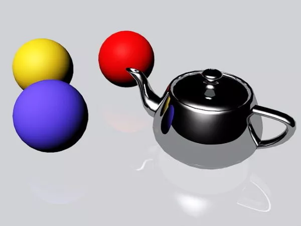 Chinese Kungfu Teapot Set 3d model