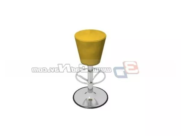 Furniture Steel Bar Stool Chairs 3d model Furniture Steel Bar Stool Chairs 3d model