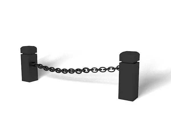 Old Copper Chain 3d model
