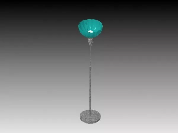 Living Room Steel Floor Lamp 3d model Living Room Steel Floor Lamp 3d model