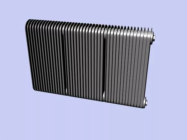 White Heater Cover 3d model