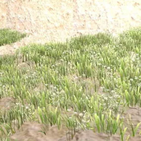 Garden Steppe Landform 3d model