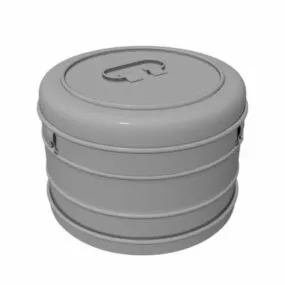 Hospital Sterilizer Drum 3d model