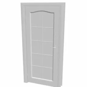 Stile And Rail Home Flush Door 3d model