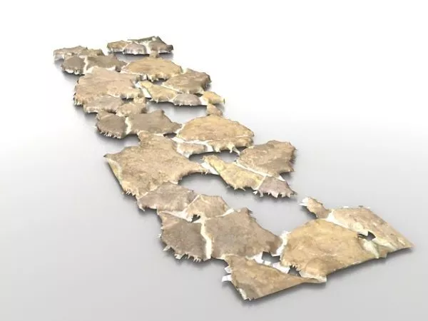 Garden Stone Walkway 3d model Garden Stone Walkway 3d model