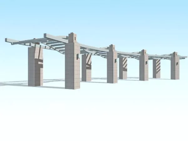 Patio Design 3d model