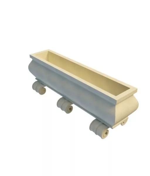Planter Box Decorative 3d model