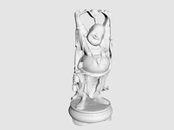 Stone Of Standing Buddha Decoration 3d model Stone Of Standing Buddha Decoration 3d model