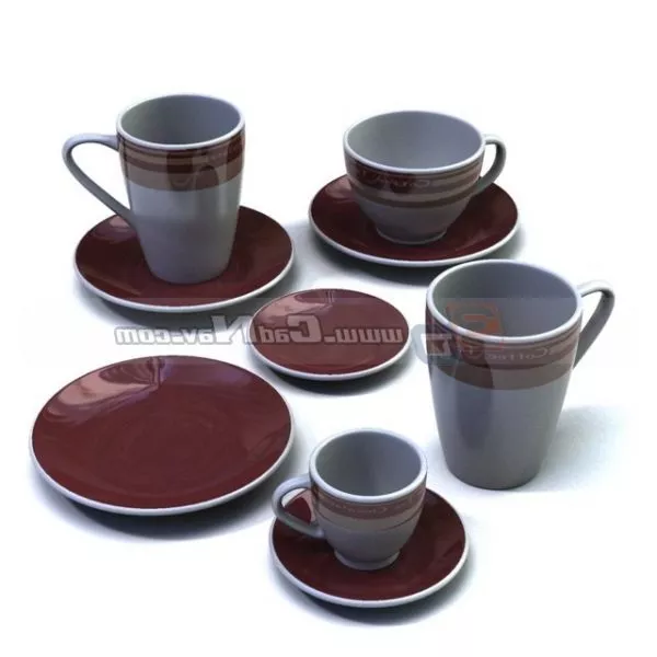 Bowl Traunsee Lines Pattern 3d model