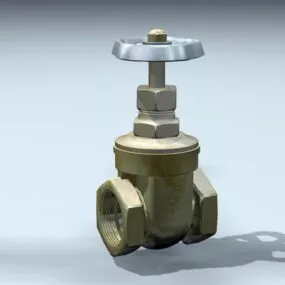 Metal Stopcock Valve 3d model