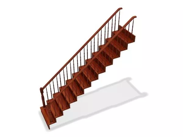 Modular Staircase Structure 3d model