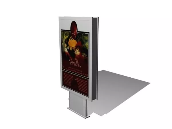 Standing Street Billboard 3d model Standing Street Billboard 3d model