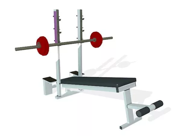 Gym Machine With Controller Lcd 3d model