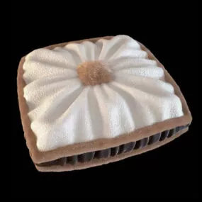 Decoration Stuffed Plush Pillow 3d model