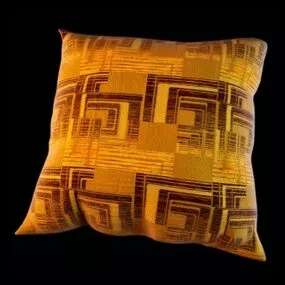 Suede Fabric Cushion 3d model