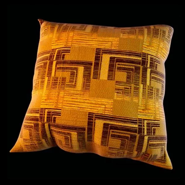 Suede Fabric Cushion 3d model Suede Fabric Cushion 3d model