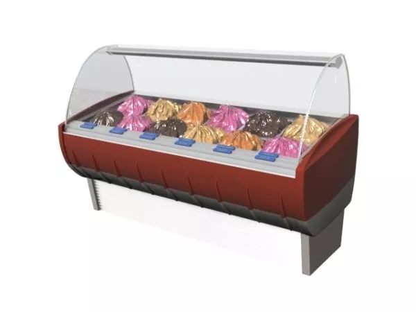 Supermarket Ice Cream Display Freezer Box 3d model Supermarket Ice Cream Display Freezer Box 3d model