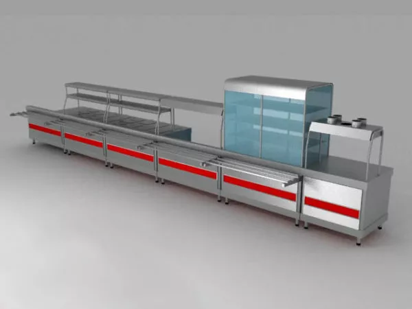 Product Showcase Cabinet For Market 3d model