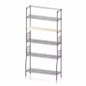 Supermarket Goods Shelfs 3d model