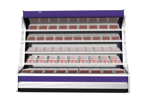 Supermarket Meat Display Refrigerator Shelves 3d model Supermarket Meat Display Refrigerator Shelves 3d model