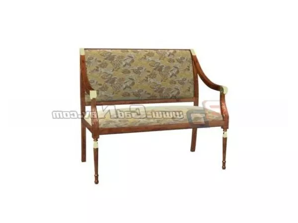 Supermarket Furniture Patio Bench 3d model Supermarket Furniture Patio Bench 3d model