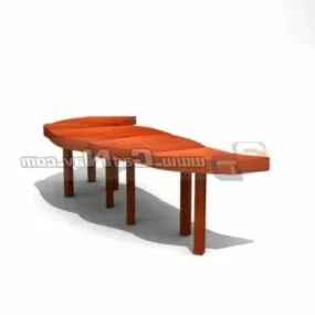 Supermarket Waiting Chair 3d model