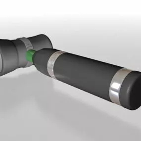 Hospital Skin Microscope 3d model