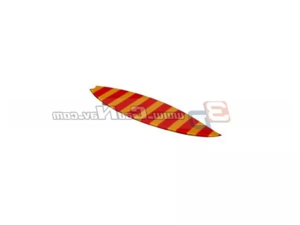 Surfboard Decorative Texture Design 3d model Surfboard Decorative Texture Design 3d model
