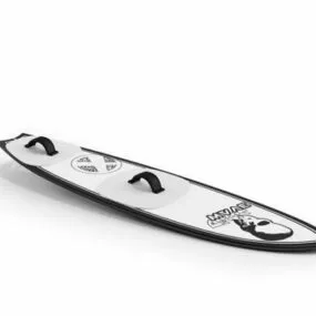 Sport Surfing Surfboard 3d model