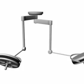 Hospital Surgical Light System 3d model
