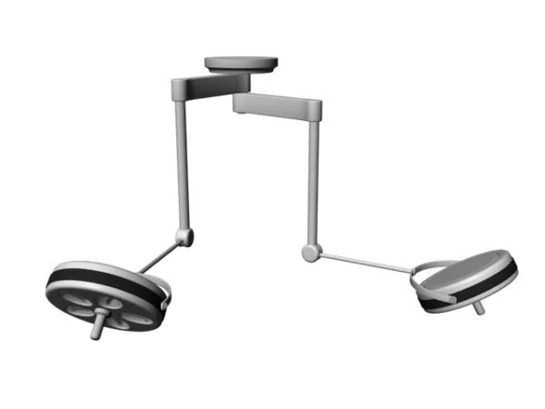 Hospital Surgical Light System 3d model Hospital Surgical Light System 3d model