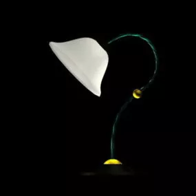 Swan Neck Bedroom Table Lamp 3d model