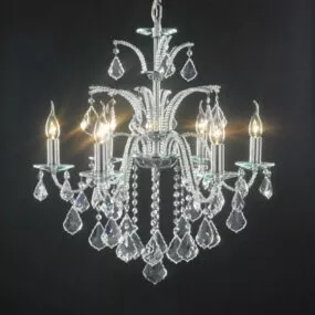 Living Room Swarovski Chandelier Lamp 3d model