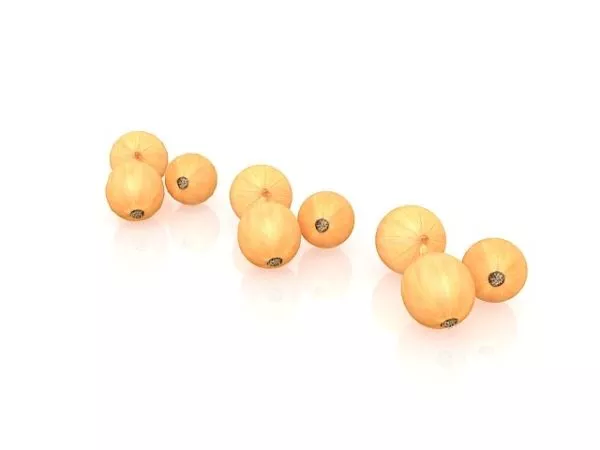 Sweet Onions Vegetable 3d model Sweet Onions Vegetable 3d model