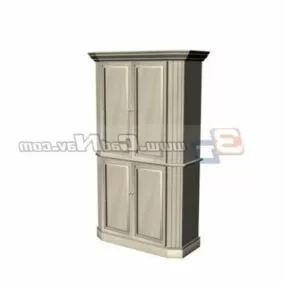 Swing Door Locker Furniture 3d model