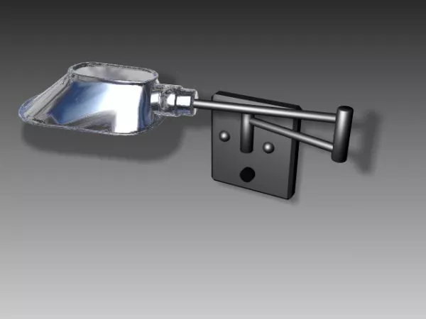 Swing Arm Wall Lamp 3d model Swing Arm Wall Lamp 3d model