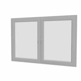 Casement Window Swinging Style 3d model