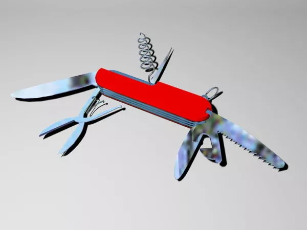 A Toothpaste With Label 3d model