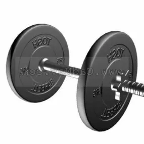 Gym Tosh Dumbbell Equipment 3d model