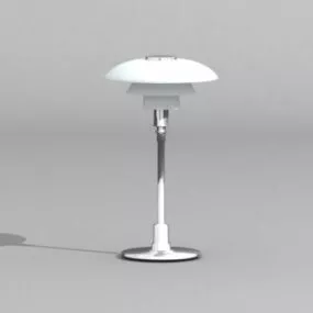 Furniture Table Chrome Light 3d model