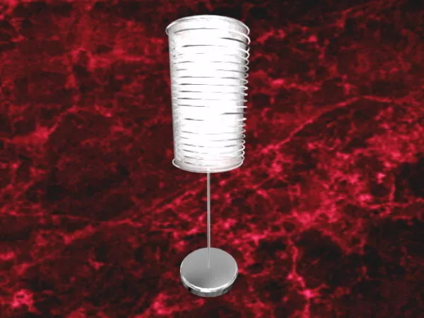 Table Lamp Decorative White Shades 3d model Table Lamp Decorative White Shades 3d model