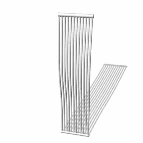 Steel Tall Radiator 3d model