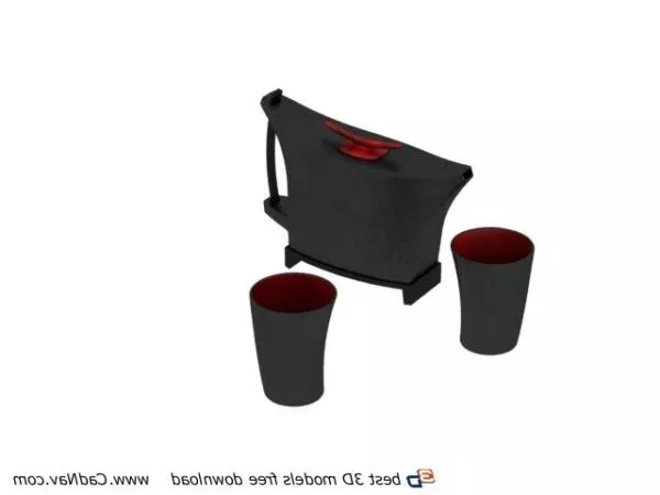 Wine Cup Various Shapes 3d model